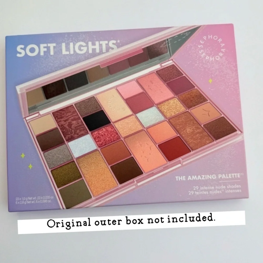 Sephora Limited Edition Soft Lights The Amazing Palette - 29 Eyeshadow Shades
